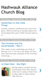 Mobile Screenshot of nashwaukalliancechurch.blogspot.com
