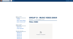 Desktop Screenshot of 31musicvideo08.blogspot.com