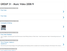 Tablet Screenshot of 31musicvideo08.blogspot.com