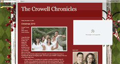 Desktop Screenshot of crowellchronicles.blogspot.com