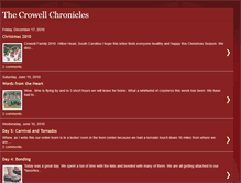 Tablet Screenshot of crowellchronicles.blogspot.com