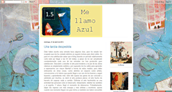 Desktop Screenshot of mellamoazul.blogspot.com