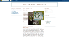 Desktop Screenshot of clevergirlcreations.blogspot.com
