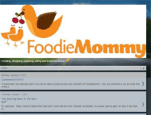 Tablet Screenshot of foodiemommy.blogspot.com