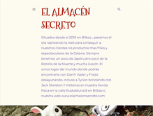 Tablet Screenshot of el-almacen-secreto.blogspot.com