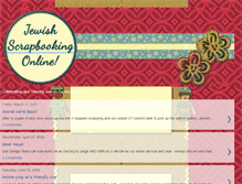 Tablet Screenshot of jewish-scrapbooking.blogspot.com