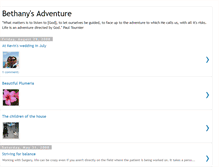 Tablet Screenshot of bethanysadventure.blogspot.com