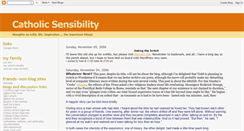 Desktop Screenshot of catholicsensibility.blogspot.com