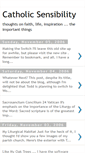 Mobile Screenshot of catholicsensibility.blogspot.com