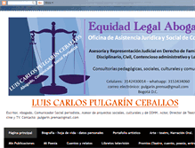 Tablet Screenshot of luiscarlospulgarinceballos.blogspot.com