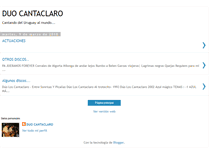 Tablet Screenshot of duocantaclaro2.blogspot.com
