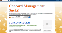 Desktop Screenshot of concordsucks.blogspot.com