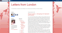 Desktop Screenshot of melinda-lettersfromlondon.blogspot.com