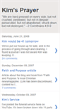 Mobile Screenshot of kimsprayer.blogspot.com