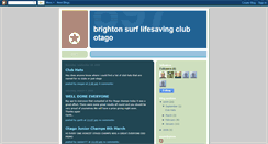 Desktop Screenshot of brightonsurflifesaving.blogspot.com