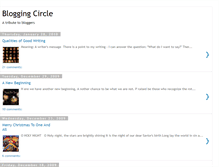 Tablet Screenshot of bloggingcircle.blogspot.com