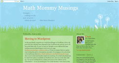 Desktop Screenshot of mathmommymusings.blogspot.com