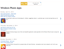 Tablet Screenshot of freewindowsphoneapps.blogspot.com