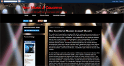 Desktop Screenshot of newmusicandconcerts.blogspot.com
