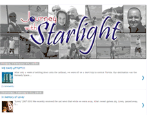 Tablet Screenshot of journeywithstarlight.blogspot.com