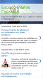 Mobile Screenshot of espacopilatesfisiomed.blogspot.com