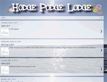 Tablet Screenshot of myhodgepodgelodge.blogspot.com