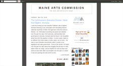 Desktop Screenshot of maineartscommission.blogspot.com