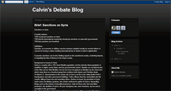 Desktop Screenshot of calvinhorne.blogspot.com