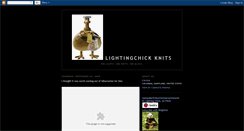 Desktop Screenshot of lightingchickknits.blogspot.com