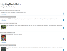 Tablet Screenshot of lightingchickknits.blogspot.com