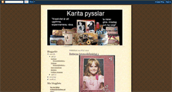 Desktop Screenshot of karitapysslar.blogspot.com