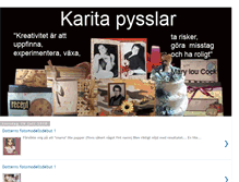 Tablet Screenshot of karitapysslar.blogspot.com