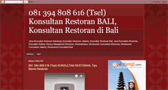 Desktop Screenshot of jasakonsultanrestoranbali.blogspot.com