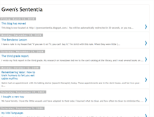 Tablet Screenshot of gwenssententia.blogspot.com