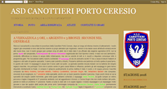 Desktop Screenshot of canottieriportoceresio.blogspot.com