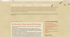 Desktop Screenshot of gatewaycareerdevelopment.blogspot.com