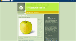 Desktop Screenshot of crosstownscience.blogspot.com