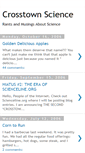Mobile Screenshot of crosstownscience.blogspot.com