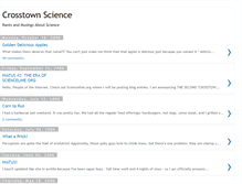 Tablet Screenshot of crosstownscience.blogspot.com