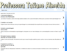 Tablet Screenshot of professoratatianealmeida.blogspot.com