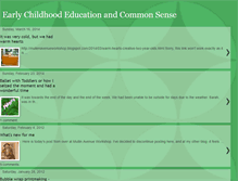 Tablet Screenshot of common-senseinearlychildhoodeducation.blogspot.com