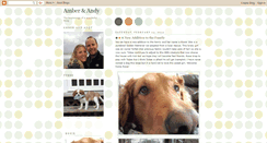 Desktop Screenshot of amber-and-andy.blogspot.com