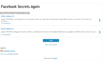 Tablet Screenshot of facebooksecretsagain.blogspot.com