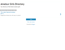 Tablet Screenshot of amateurgirls.blogspot.com
