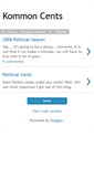 Mobile Screenshot of kommon-cents.blogspot.com