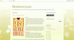 Desktop Screenshot of boekenwijzen.blogspot.com