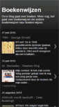 Mobile Screenshot of boekenwijzen.blogspot.com
