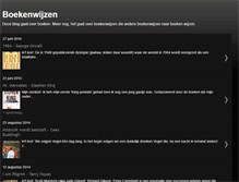 Tablet Screenshot of boekenwijzen.blogspot.com