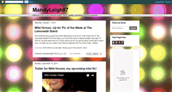 Desktop Screenshot of mandyleigh87.blogspot.com