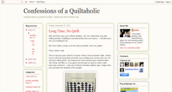 Desktop Screenshot of confessionsofaquiltaholic.blogspot.com